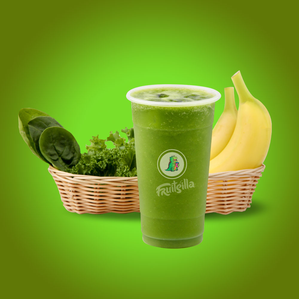 GREEN BLISS - BANANA, KALE, SPINACH, UNSWEETENED ALMOND MILK